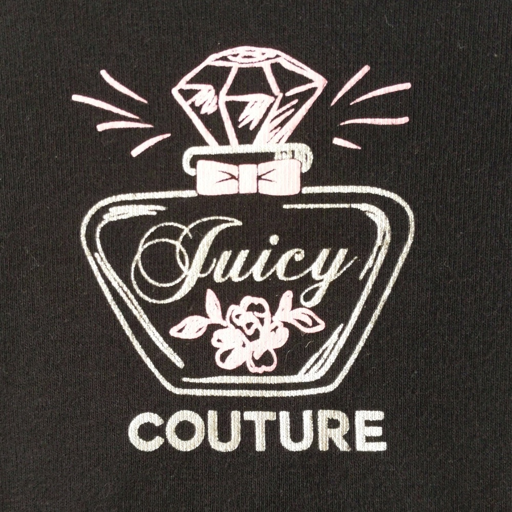 juicy couture perfume graphic short sleeve bodysuit diaper shirt 3 months baby - Picture 4 of 5